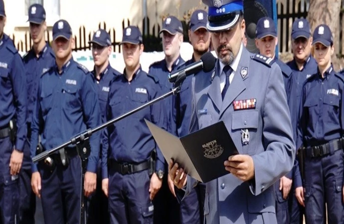 W Małdytach wmurowano kamień węgielny pod nowy posterunek policji.